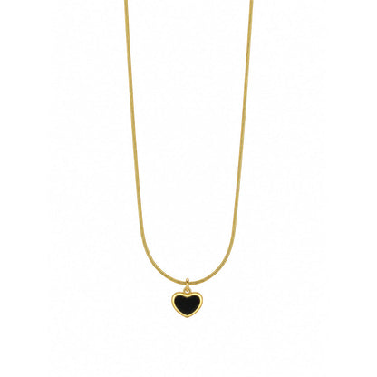Noir Amour Heart Necklace