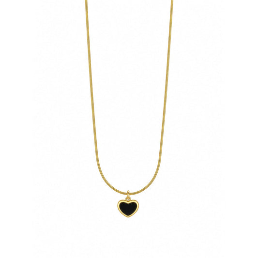 Noir Amour Heart Necklace