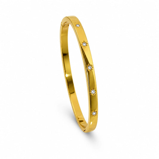 Aurora Star Crystal Kada Bracelet