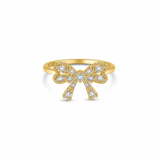 Crystal Bow Ring