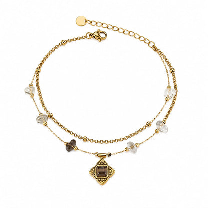 Celeste Charm Dual Layer Bracelet